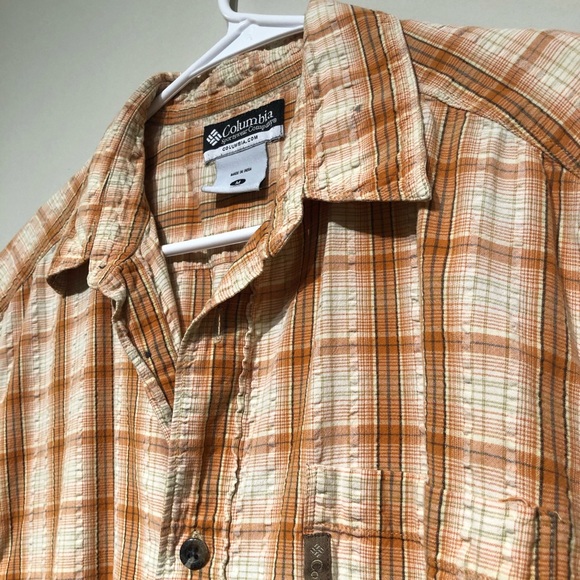 Columbia Mens Short Sleeve Button Sz M - Picture 6 of 8